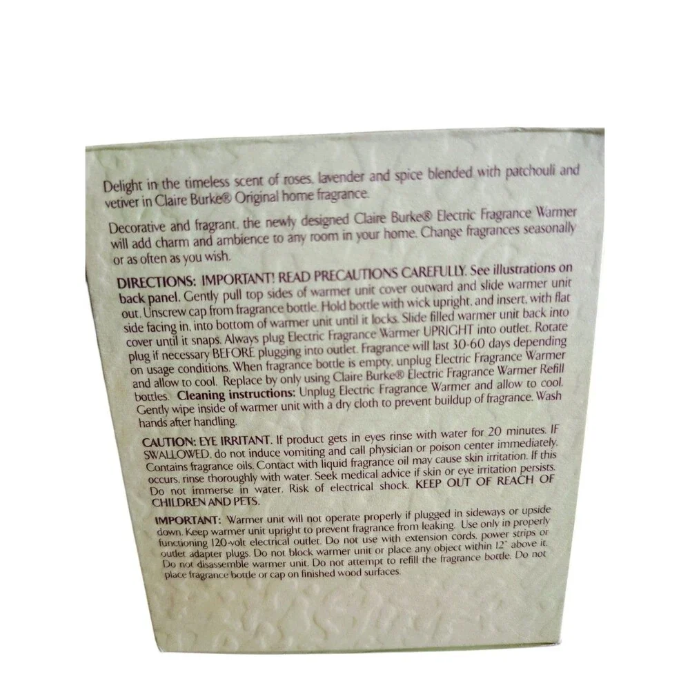 Claire Burke Original/Applejack Peel Fragrance Warmer Plug Oil Refill 2piece  55